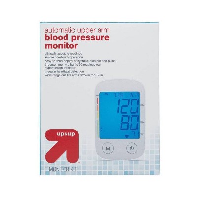 Upper arm blood pressure monitor - comfortable and exact