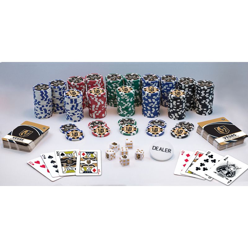 MasterPieces 300 Piece Poker Chip Set - NHL Vegas Golden Knights, 3 of 9