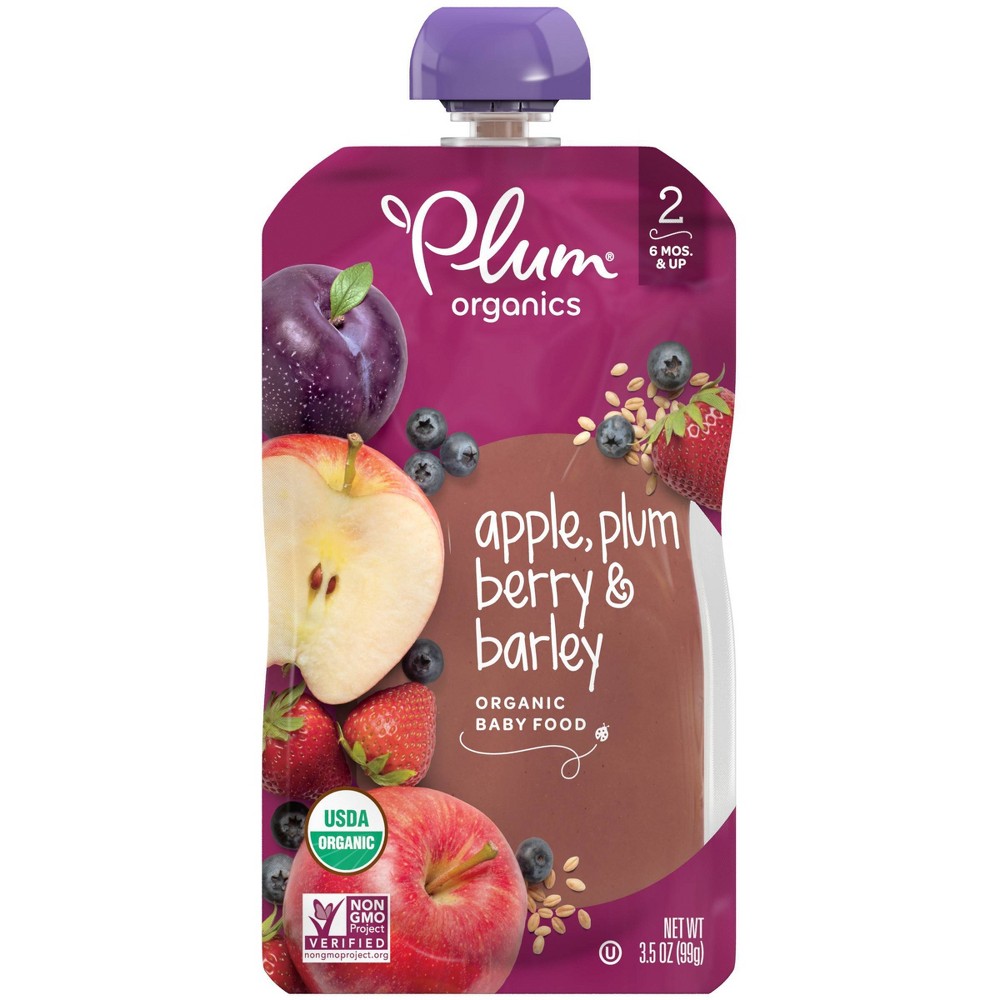 UPC 846675001078 product image for Plum Organics Stage 2 Apple Plum Berry & Barley Baby Snacks - 3.5oz | upcitemdb.com