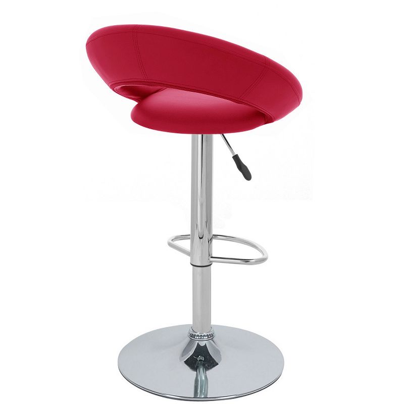 Modern Home Rho Contemporary Adjustable Height Counter/Bar Stool, 3 of 5