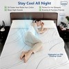 Dyonery 4 Inch Extra Firm Mattress Topper, Reversible Cooling Memory Foam Bed Pad, Bamboo Charcoal High Density Support for Pain Relief - 4 of 4