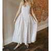 Women's Gathered Neck Detail Midi Dress - MABLE - 3 of 4