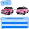 Coucheta 12V Licensed Land Rover Kids Ride-On Car w/ Parent Remote Control for Ages 4-8 - Features MP3 Player, Rocking Mode & Pull-Start - 2 of 4