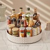360-Degree Rotating Seasoning Rack, Countertop Corner Organizer for Kitchen, Easy Access Storage for Cooking Oil Salt Soy Sauce and Vinegar Bottles - 3 of 4