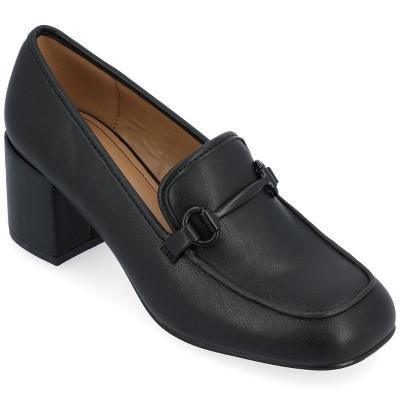 Journee Collection Womens Nysaa Low Heel Square Toe Pumps