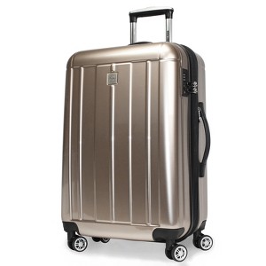 World Traveler Contour 24-Inch Lightweight Polycarbonate Hardside Expandable Spinner Luggage with TSA Lock - 1 of 4