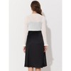 INSPIRE CHIC Women's Elegant Sheer Mesh Long Sleeve Ruffle Collar Crop Bolero - 3 of 4
