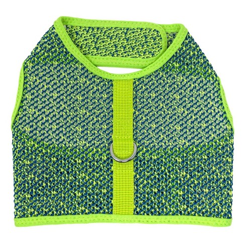 Doggie Design Active Mesh Dog Harness With Leash - Neon Green & Blue(x-small)  : Target
