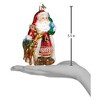 Old World Christmas 5.0 Inch Nordic Santa St. Nicholas Tree Ornaments - 2 of 3