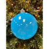 Christmas By Krebs - Plastic Shatterproof Ornament Decoration - Baja Blue, 6 inch (150mm) [2 Count] - 3 of 4