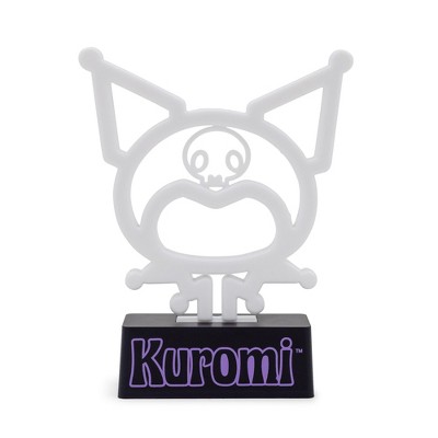 Silver Buffalo Sanrio Kuromi Silhouette 7-Inch LED Neon Mood Light