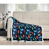 Sheradian Ultra Warm and Comfy Faux Shearling Lined  Reversible Throw Blanket 50"x 60" - 3 of 4