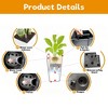 TUYOHW Faux Rattan Planters with Automatic Watering & Water Level Monitor,Flower Plant Pots for Garden,Patio,Porch,Backyard - 4 of 4