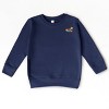 The Juniper Shop Mini Smiley Let's Go Exploring Front and Back Toddler Sweatshirt - 3 of 4