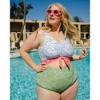 Daisy Patch Knotted One-Piece - 2 of 4