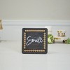 VIP Wood 8 in. Black Smile Sign - 3 of 4