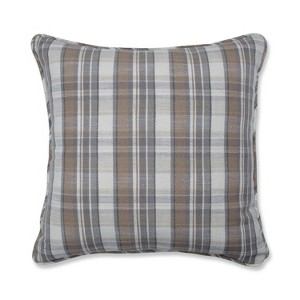 Bebe Cobblestone Indoor Square Throw Pillow Gray - Pillow Perfect, Beige Gray