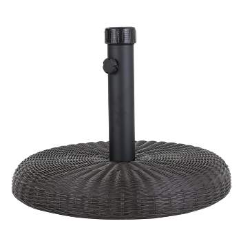 Bahulu 47lb Umbrella Base - Brown - Christopher Knight Home, Weather-Resistant, Concrete Stand for Cantilever Umbrellas