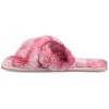 Journee Women's Veedia Soft Plush Open Toe Crisscross Strap Cushioned Slippers - 2 of 4