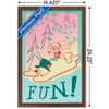 Trends International Frosty The Snowman - Happy Jolly Fun Framed Wall Poster Prints - 3 of 4