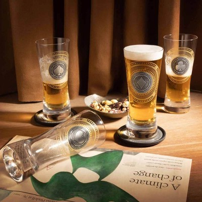 Royal Selangor Hand Finished Ace Collection Pewter Pilsner Quartet Gift