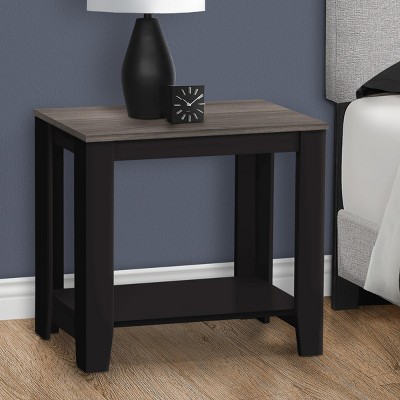FURNIinspire End Tables Multifunctional Side Table Living Room Sofa Beside Table for Bedroom Office, Transitional, Black, 23.75"*11.75"*22"