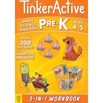 Tinkeractive Pre-K 3-In-1 Workbook - (Tinkeractive Workbooks) by  Nathalie Le Du & Megan Hewes Butler (Paperback)