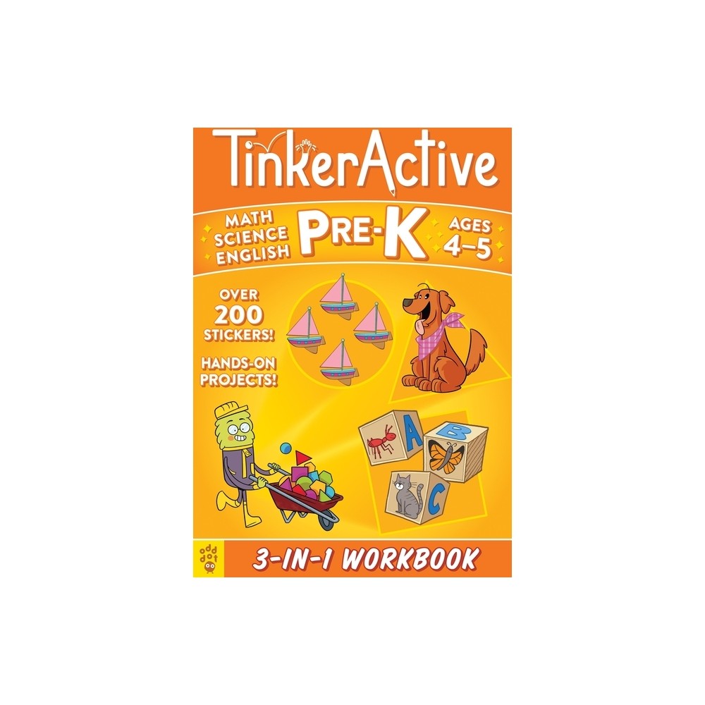 Tinkeractive Pre-K 3-In-1 Workbook - (Tinkeractive Workbooks) by Nathalie Le Du & Megan Hewes Butler (Paperback)