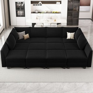 Belffin 12-Piece Commercial-Grade Sectional – 3600lb Capacity & Tool-Free Reconfiguration System - 1 of 4