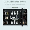 Vynxaria Wall Cabinet with Doors: Adjustable Shelf, Towel Bar, and Paper Holder for Efficient Over-the-Toilet Bathroom Storage. - 4 of 4