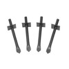 Achla Designs 100" Elegant Handcrafted Monet Iron Garden Arbor Graphite Powder Coated Finish - 4 of 4