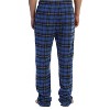 Gioberti Men's Yarn-Dye Brushed Flannel Pajama Pants, Elastic Waist - 2 of 4
