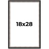 PosterPalooza | Simple Silver Picture Frame - UV Acrylic, Foam Board Backing, Hanging Hardware - 2 of 4