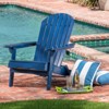 VisioGear Adirondack Chair, Folding Outdoor Chair with Wide Armrests, Patio Lawn Chair for Outside Garden Backyard, Blue, 36.41"*30.31"*33.85" - 2 of 4