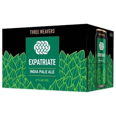 Three Weavers Expatriate IPA Beer - 6pk/12 fl oz Cans