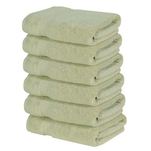 Splash Ultra-Soft Zero Twist 100% Ring Spun Cotton Bath Towel Set - Reversible, 550 GSM, Breathable, Lightweight, Highly Absorbent Towels for Bathroom - 1 of 4