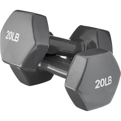 Keppi 20lb Vinyl Coated Dumbbell Hand Weights