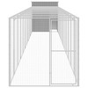 vidaXL Chicken Cage with Run - Versatile and Robust Construction in Light Gray, Galvanized Steel, Perfect for Chickens, Hens, and Small Animals - 3 of 4
