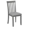 NicBex 34.5" Dining Table Set for 4 Square Wooden Dining Table with 4 Upholstered Chairs for Kitchen - 3 of 4