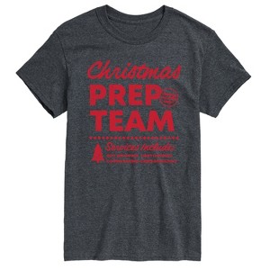 Men's - Instant Message - Christmas Prep Team Short Sleeve Graphic T-Shirt - 1 of 4