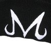 Dragon Ball Z Majin Symbol Embroidery On Black Ribbed Acrylic Knit Cuff Beanie - 4 of 4