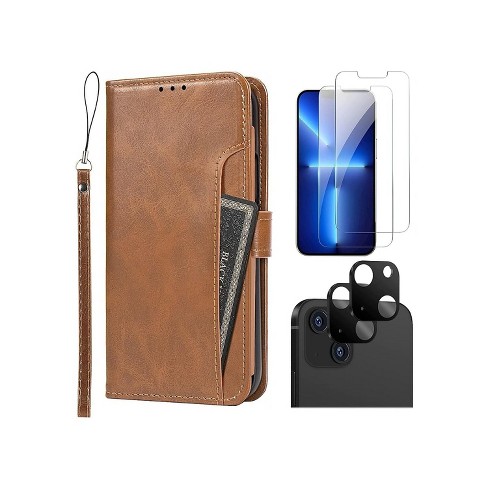 Leather iPhone 14 Pro Max Case - Folio Wallet