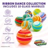 Marble Genius Collectors Marbles, 10 Handmade Glass Marbles Stocking Stuffers for Marble Lovers - Ribbons for Kids Ages 3+ - 3 of 4
