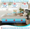 BestMassage 12 Inch Mattress Bamboo Charcoal Memory Foam Mattress Medium Firm Mattress CertiPUR-US Certified - 3 of 4