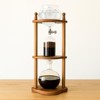 Nispira Cold Brew coffee Maker Ice Coffee Drip Machine with Advanced Slow Drip Technology Borosilicate Glass with Wood Tower, 6-8 Cup, Brown - 4 of 4