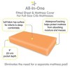 BreathableBaby All-in-One Fitted Sheet & Waterproof Cover, For 52" x 28" Crib Mattress (2-Pack), Coral - 3 of 4