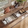 Buffet Sideboard Cabinet with Doors and Drawers, Buffet Table Coffee Bar Wine Bar Storage Cabinet for Dining Room, Living Room - 3 of 4