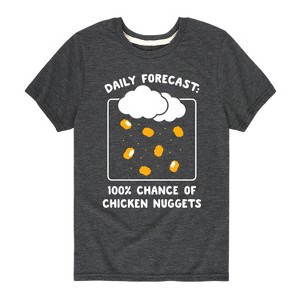 Boys' - Instant Message - Weather Chicken Nuggets Short Sleeve Graphic T-Shirt - 1 of 4