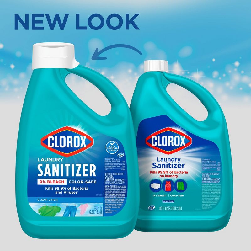 Clorox Laundry Sanitizer - 80 fl oz, 6 of 12