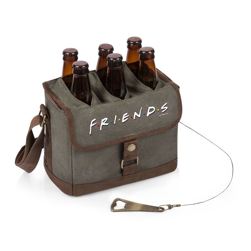 Friends 3pc Beverage Caddy Cooler with Opener - Picnic Time, 1 of 7